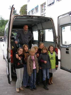 Hilfstransport und Spenden f�r Rum�nien